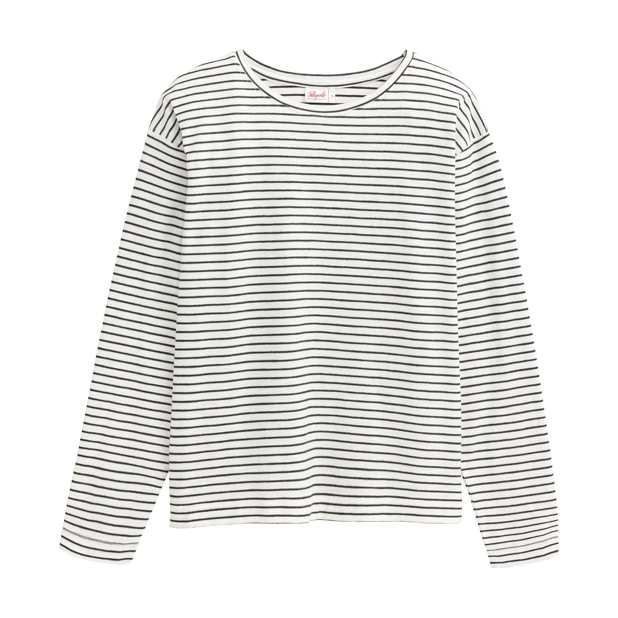 People Wear Organic Langarmshirt geringelt