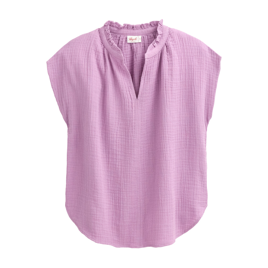 People Wear Organic Musselin-Bluse, Malve