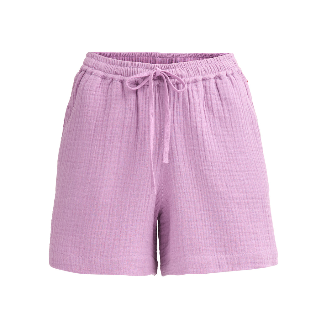People Wear Organic Musselin-Shorts, Malve