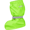 Playshoes Regenfüßlinge/Regenüberzieher mit Fleecefutter, Neon-Grün