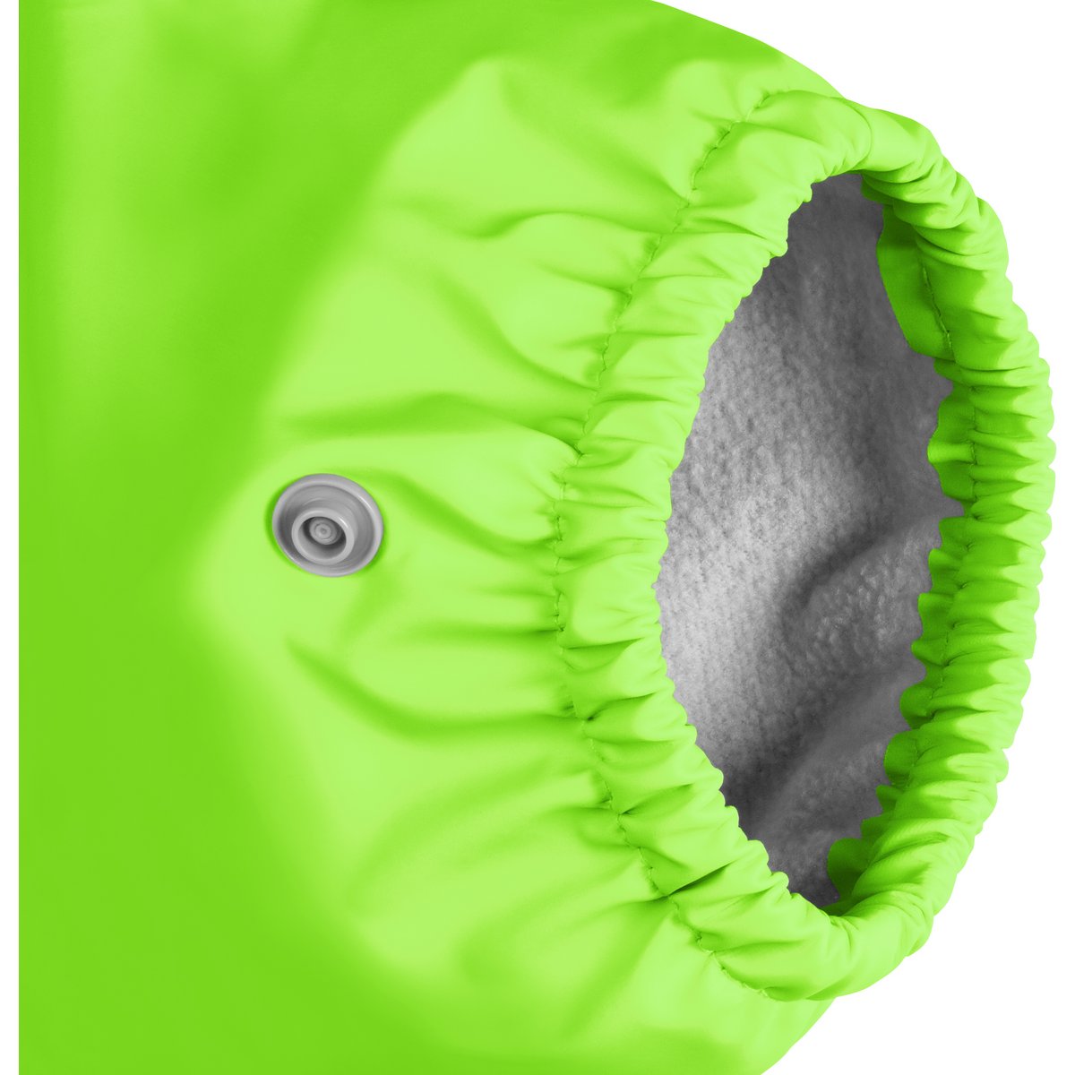 Playshoes Regenfüßlinge/Regenüberzieher mit Fleecefutter, Neon-Grün