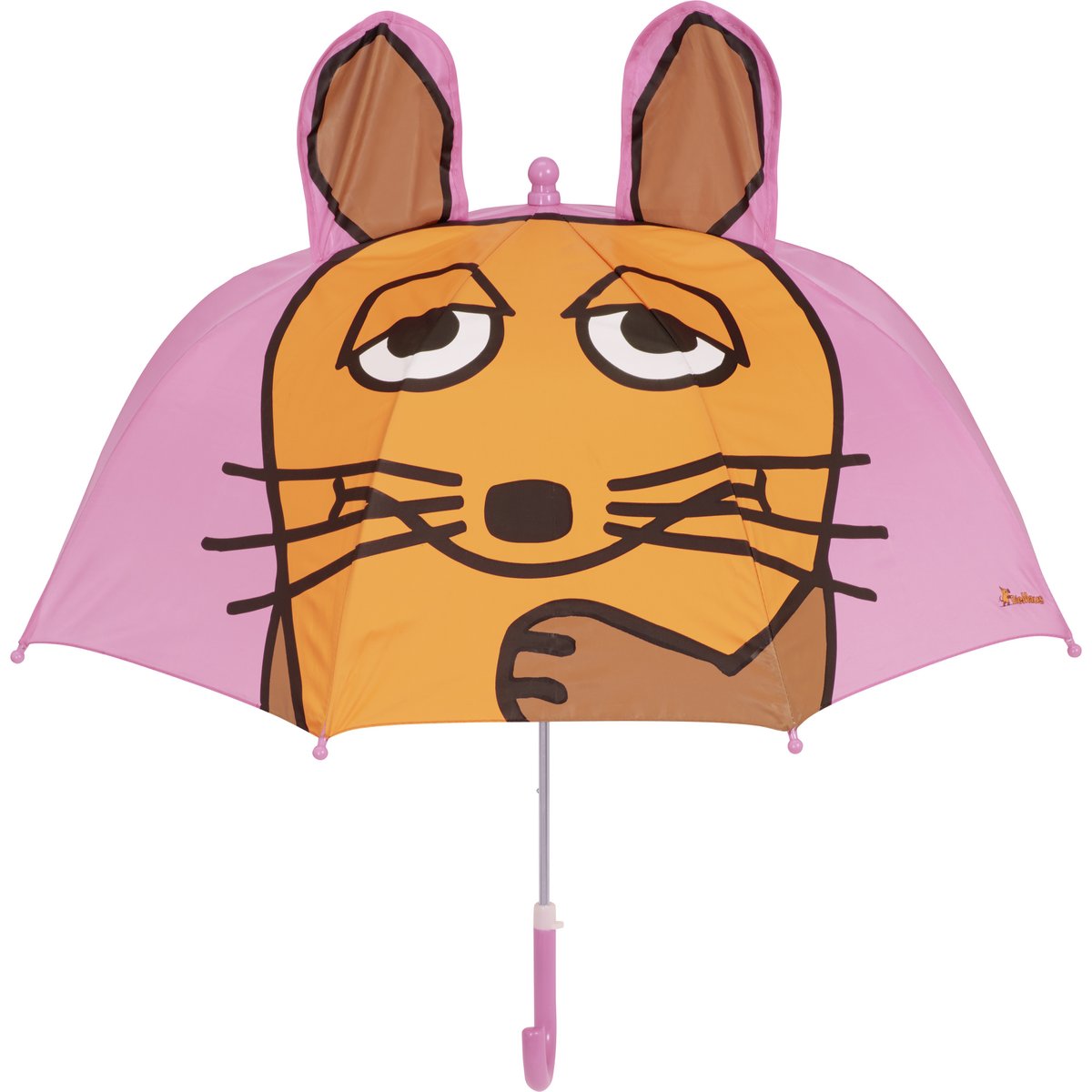 Playshoes Regenschirm Die Maus, light Pink