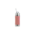 Pura kiki Edelstahl Strohhalmflasche 300 ml, rose