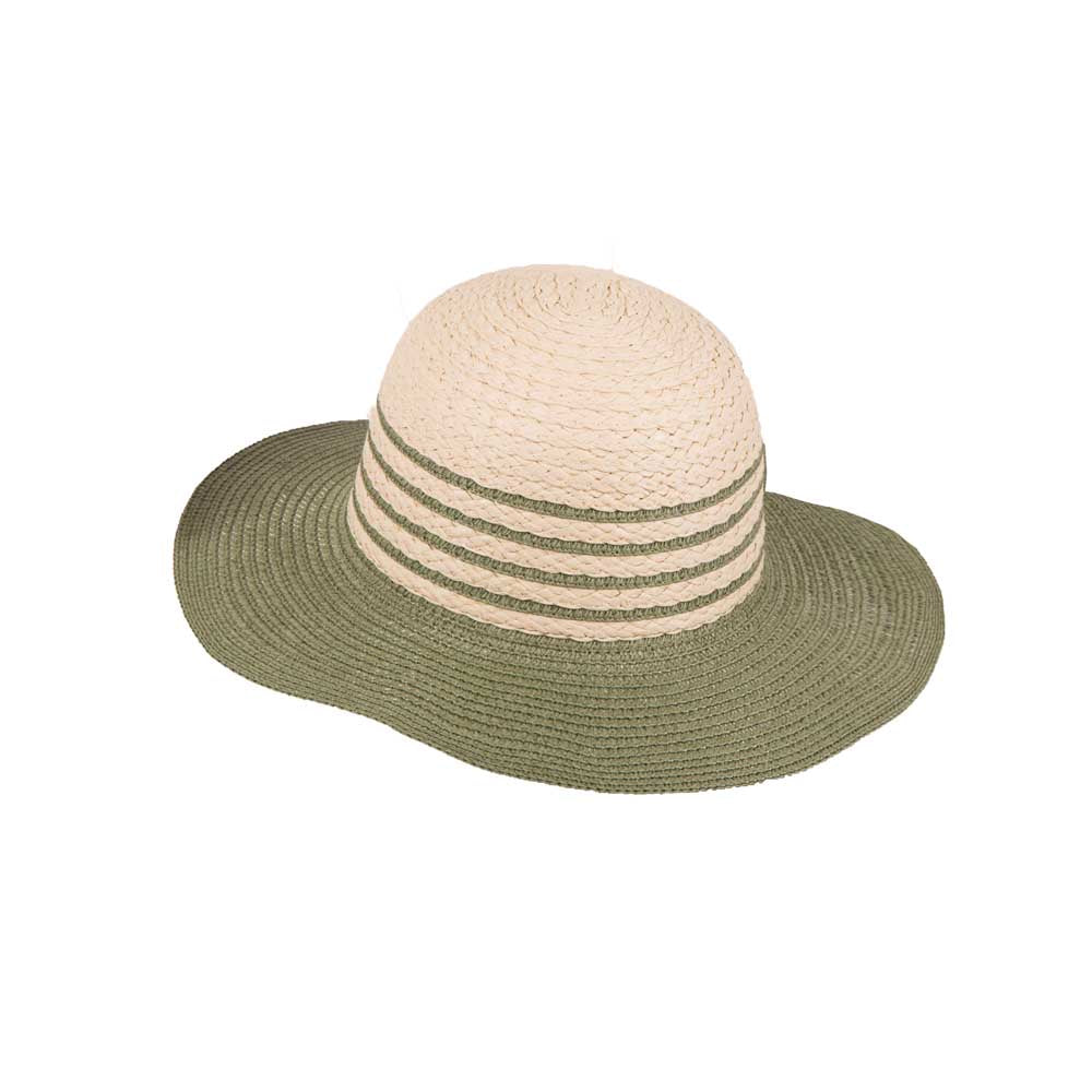 PurePure Damen-Sonnenhut 2farbig, salbei (onesize)