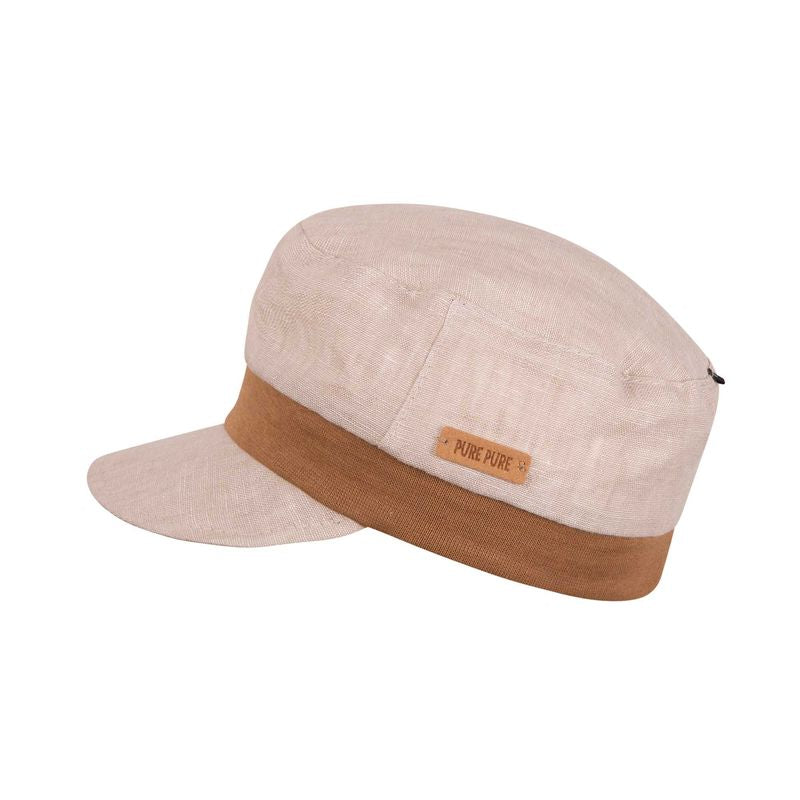 PurePure Schirmmütze Michel, Leinen
