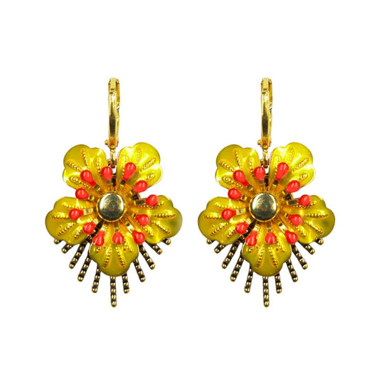 Urban Hippies Ohrringe Rajo, Very Yellow