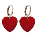 Urban Hippies Ohrringe Hearts, rot/gold