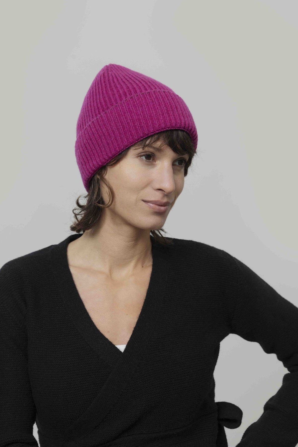 Rifo Mütze Marcello Kaschmir (rec.), Pink (onesize)