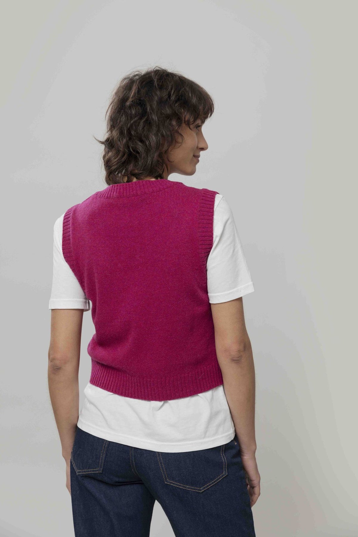 Rifo Pullunder Melania, Wolle (rec.), Pink