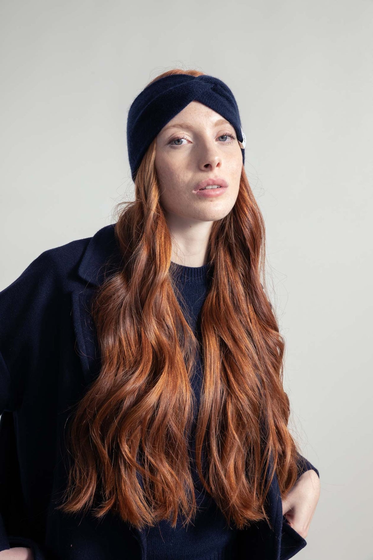Rifo Stirnband Nadia Kaschmir (rec.), Dunkelblau (onesize)