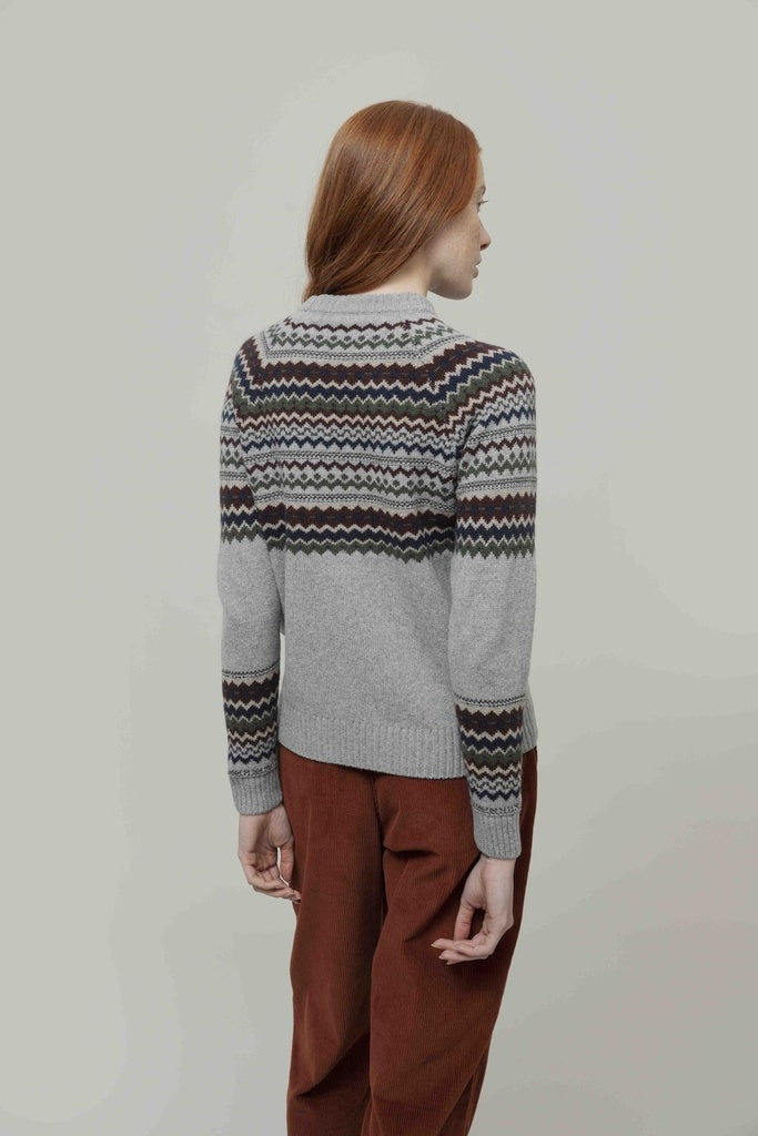 Rifo Pullover Marina, Wolle (rec.), Grau