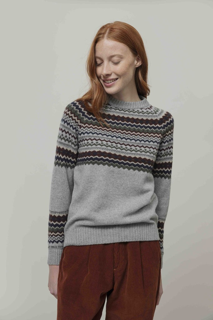 Rifo Pullover Marina, Wolle (rec.), Grau