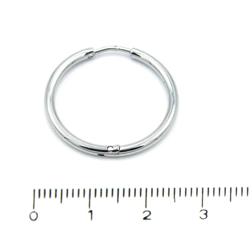 S. Engel Edelstahlcreolen 06, 24mm