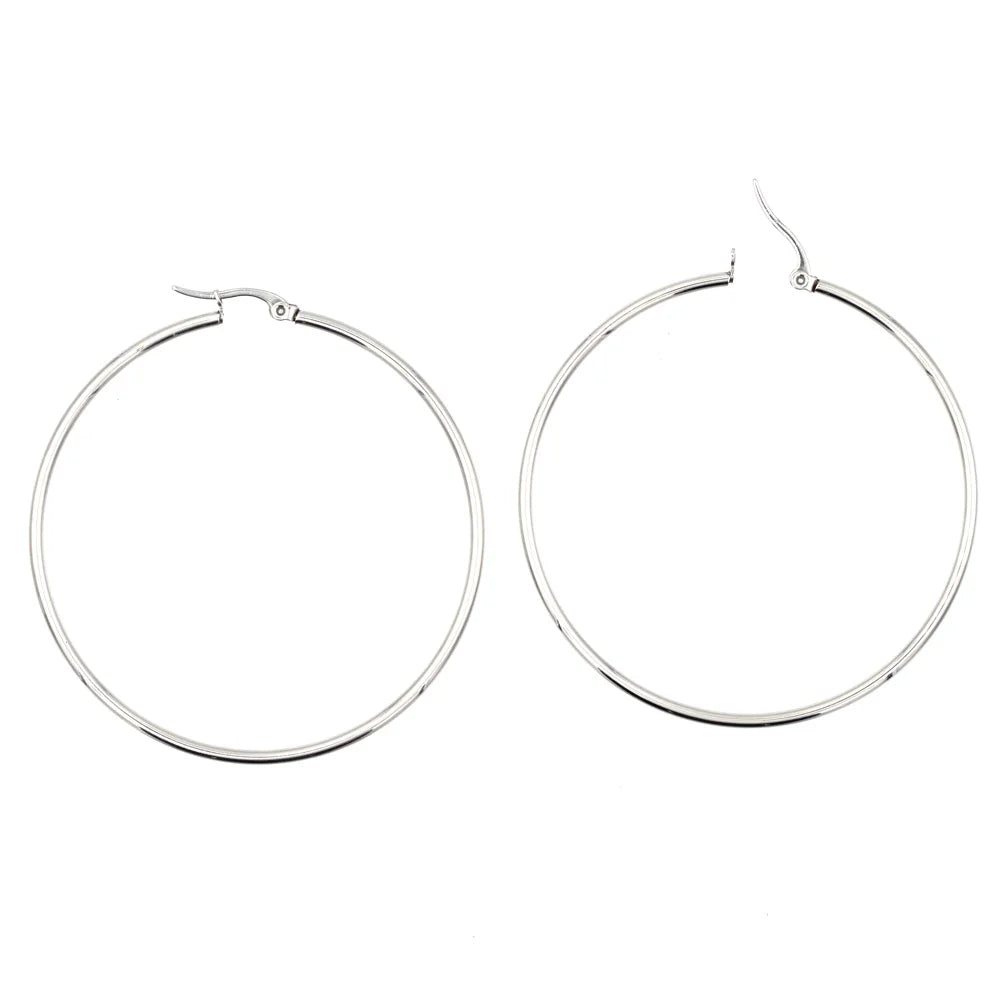 S. Engel Edelstahlcreolen 25, groß