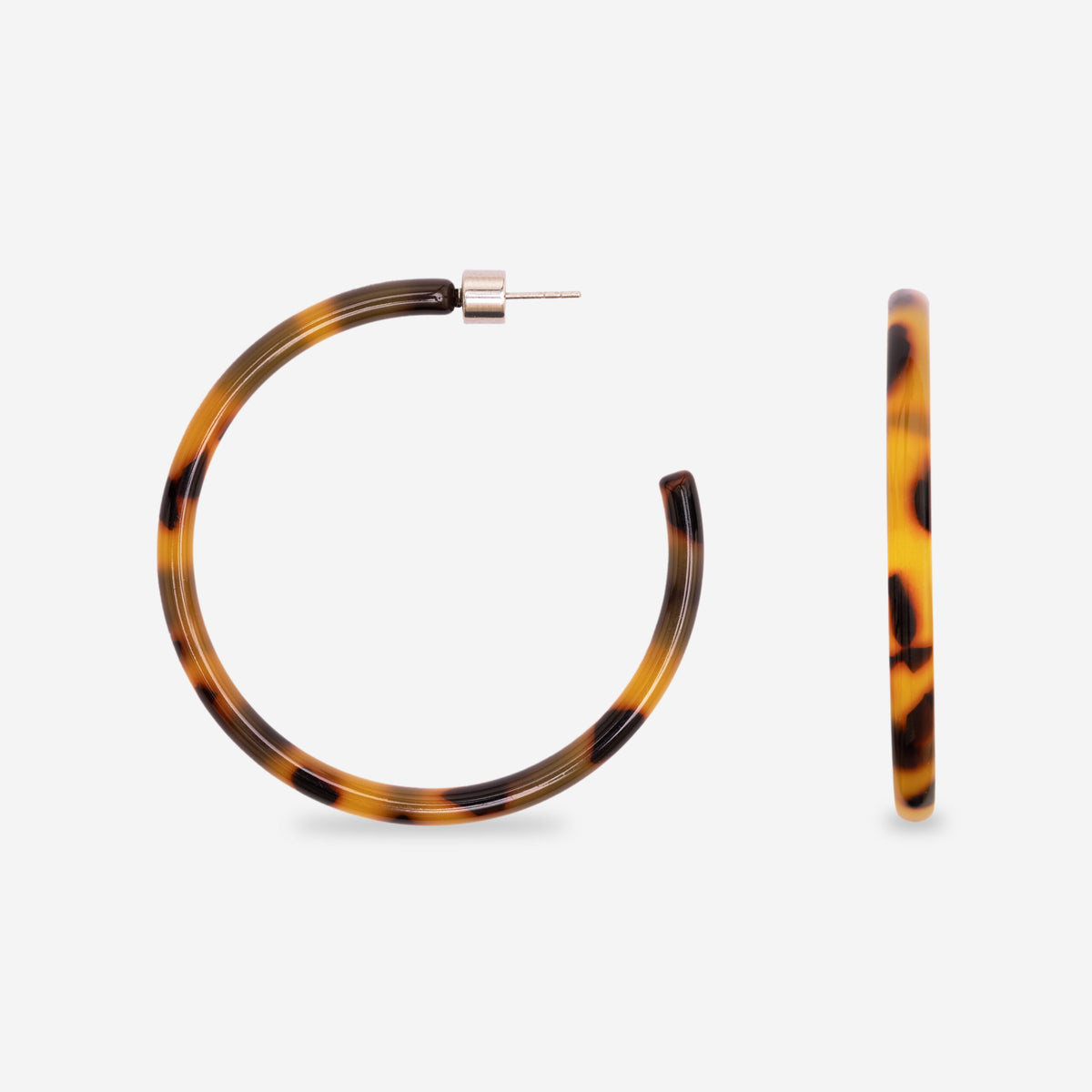 Sasstie Hoop Dark Cheetah