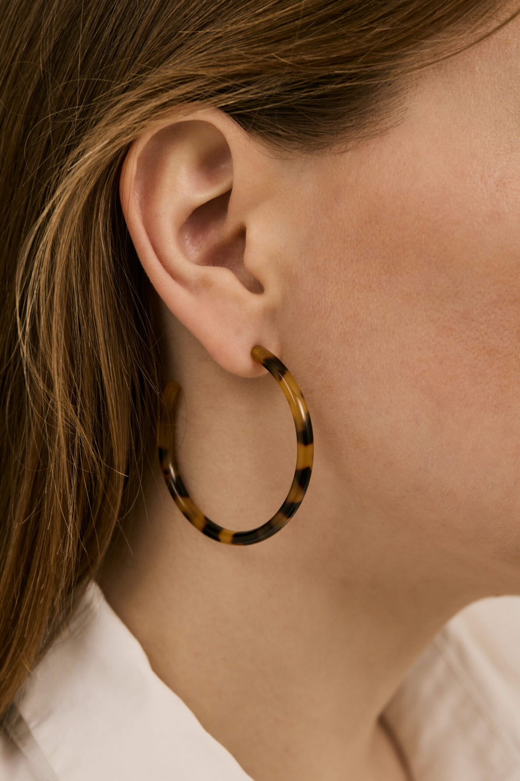 Sasstie Hoop Dark Cheetah