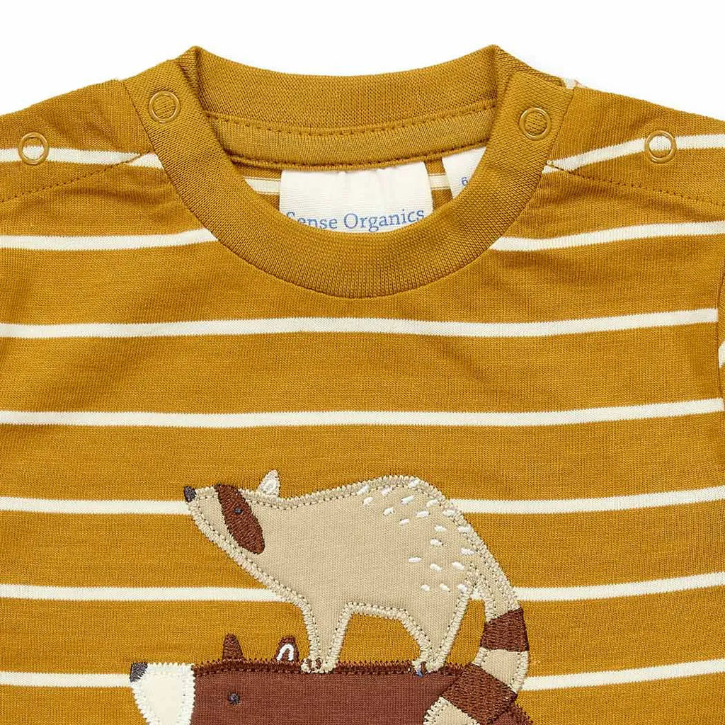 Sense Organics Shirt Elan, Bären/Curry