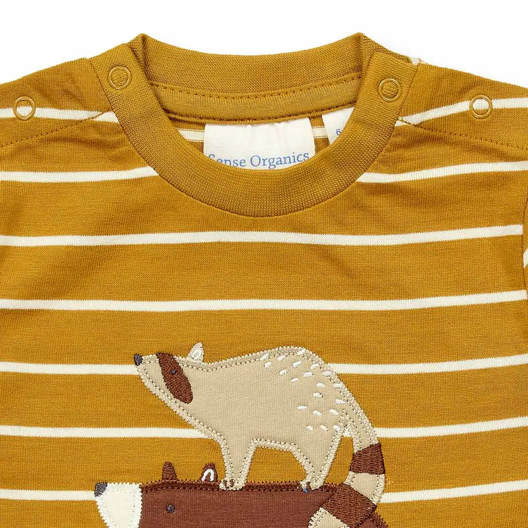 Sense Organics Shirt Elan, Bären/Curry