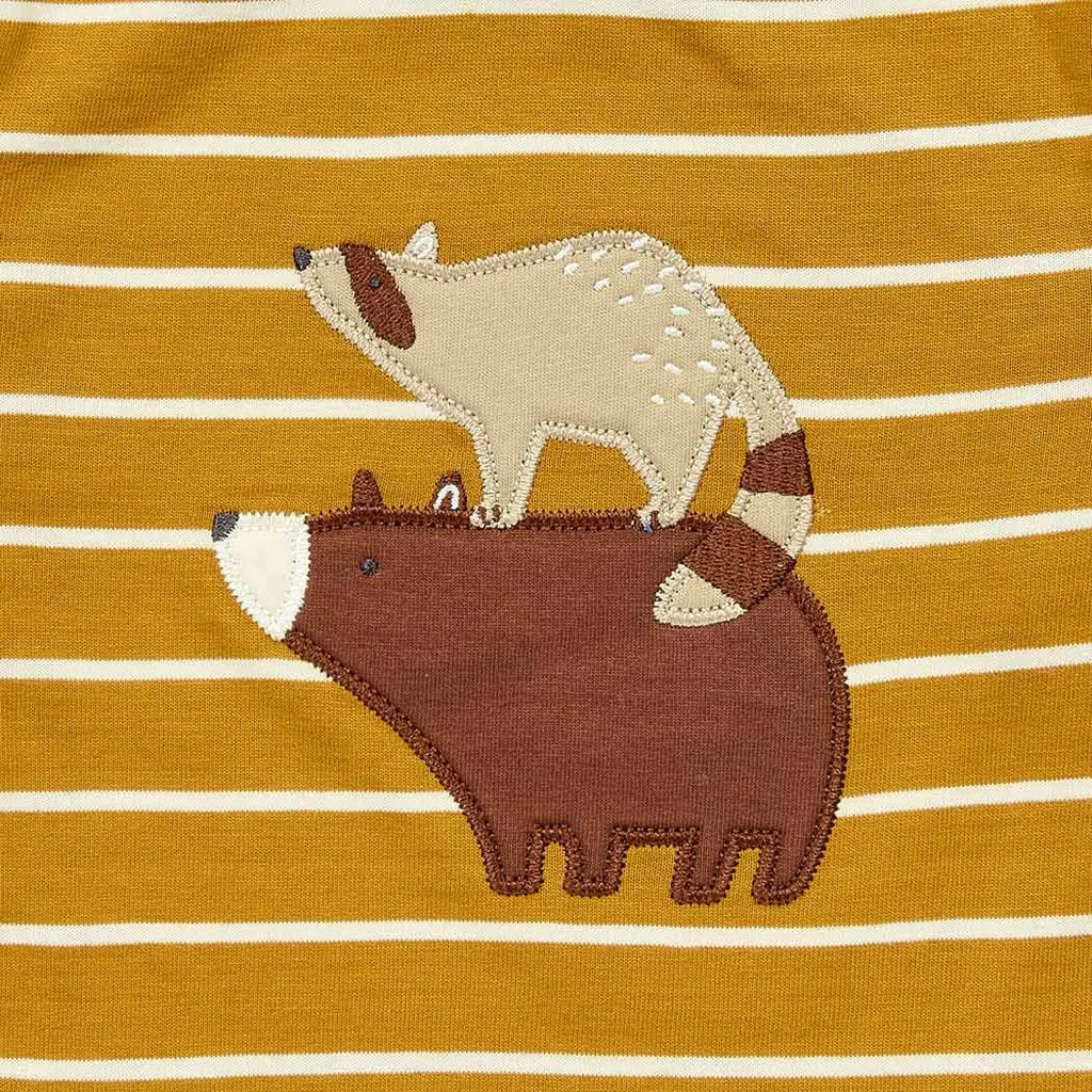 Sense Organics Shirt Elan, Bären/Curry