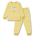 Sense Organics Frottee-Schlafanzug, Bären/Mustard