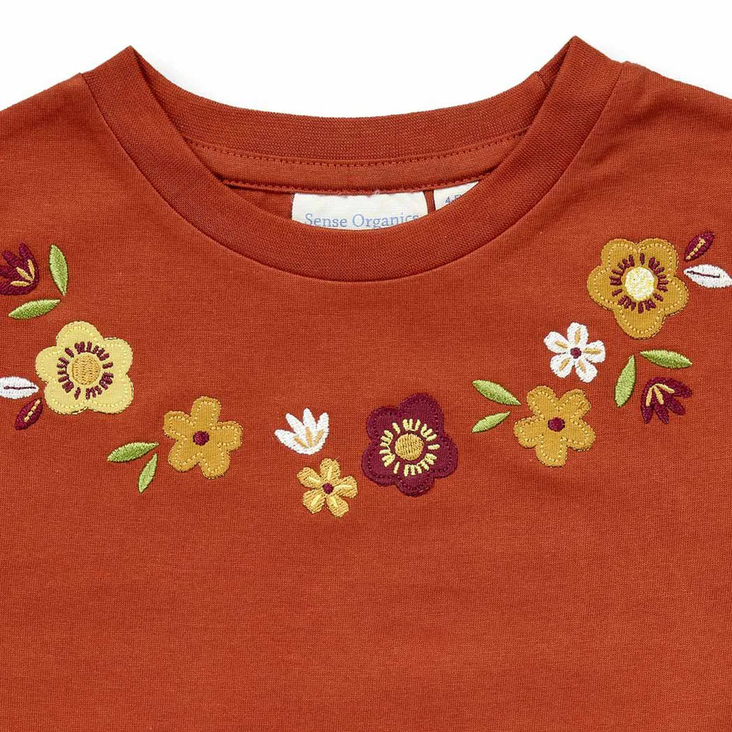 Sense Organics Shirt Yoobi, Terracotta
