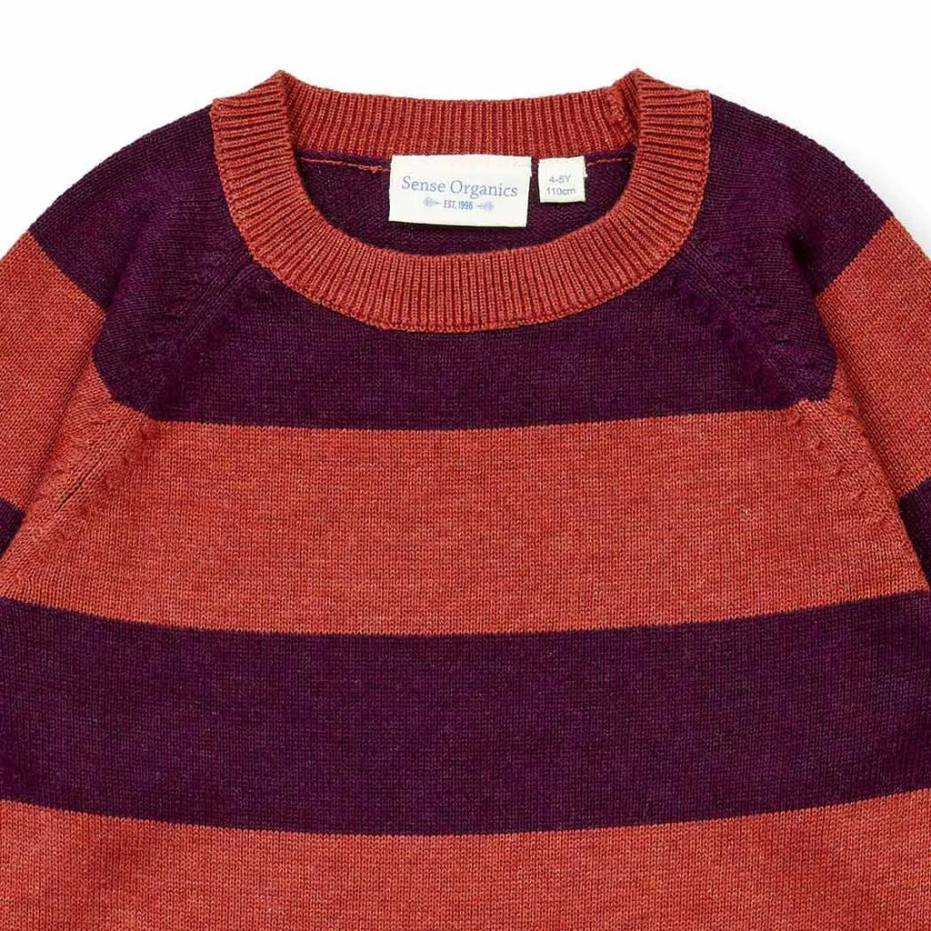 Sense Organics Strickkleid Marva, Bord./Terra