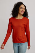 Tranquillo Ecovero-Shirt, Rooibos