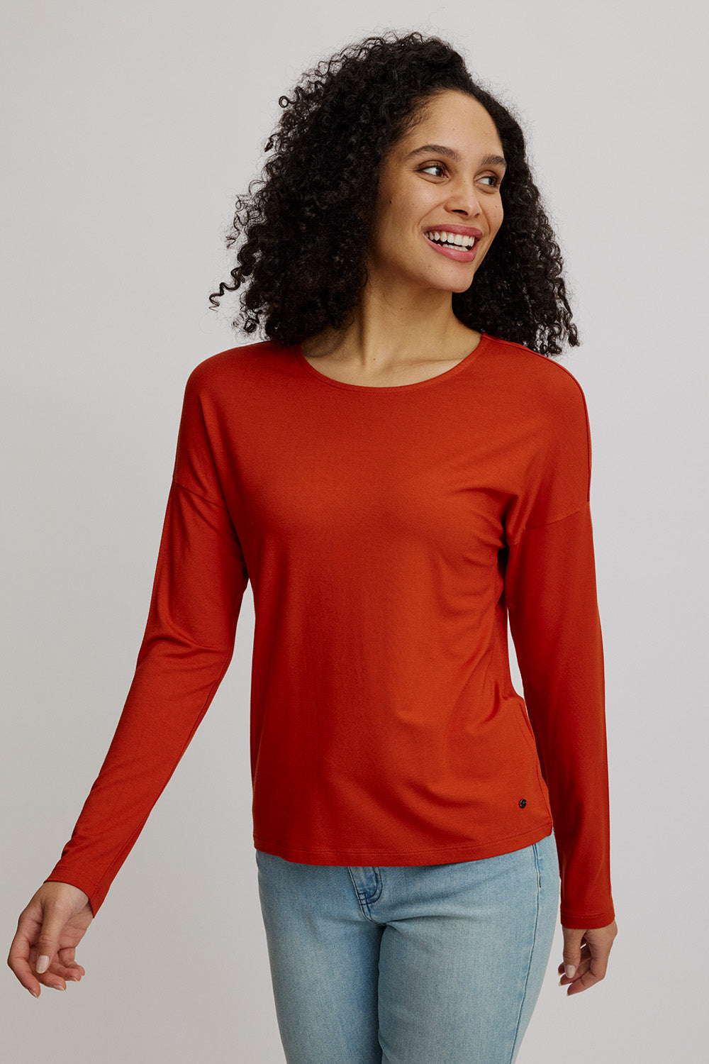 Tranquillo Ecovero-Shirt, Rooibos