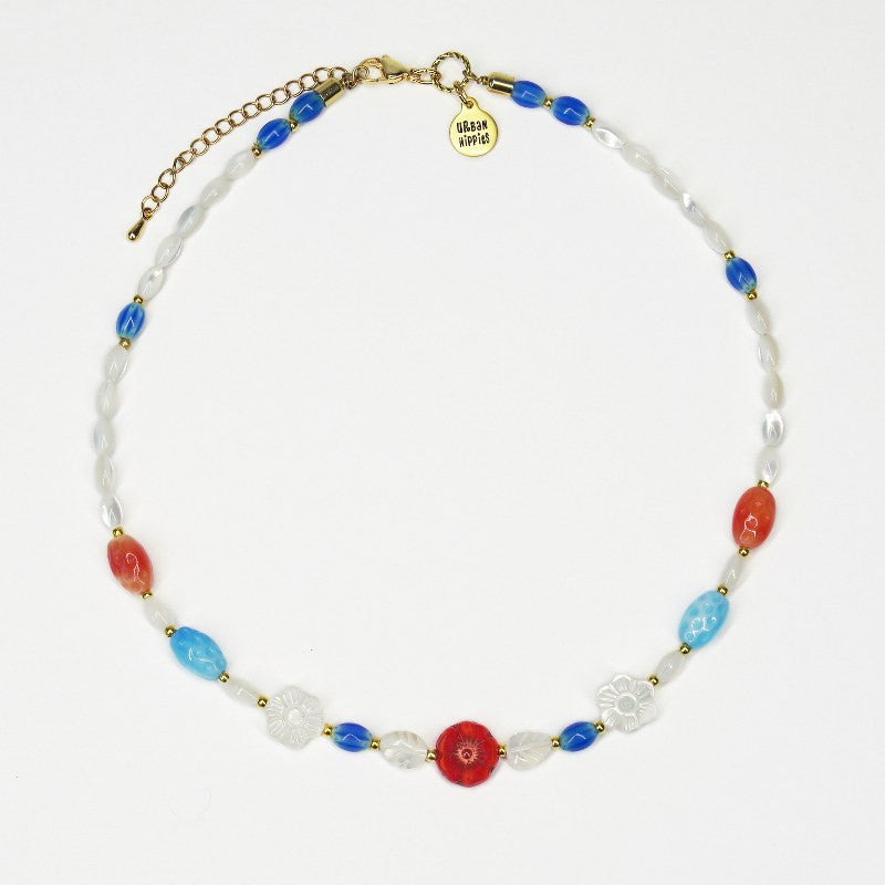 Urban Hippies Kette Choker, royal shell