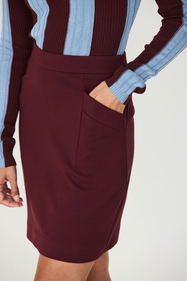 SKFK AMALE Skirt, Chocolate