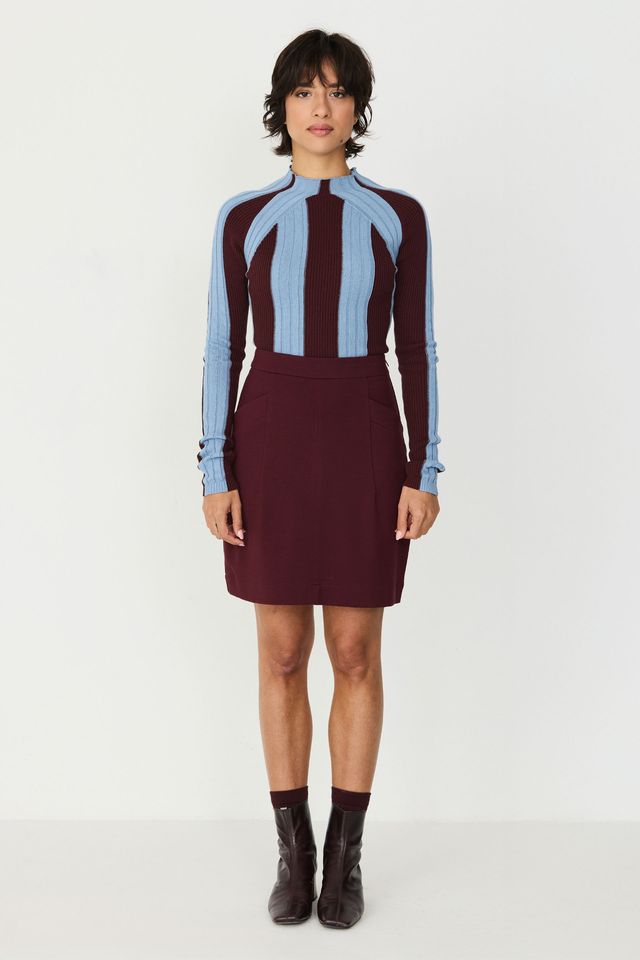 SKFK AMALE Skirt, Chocolate