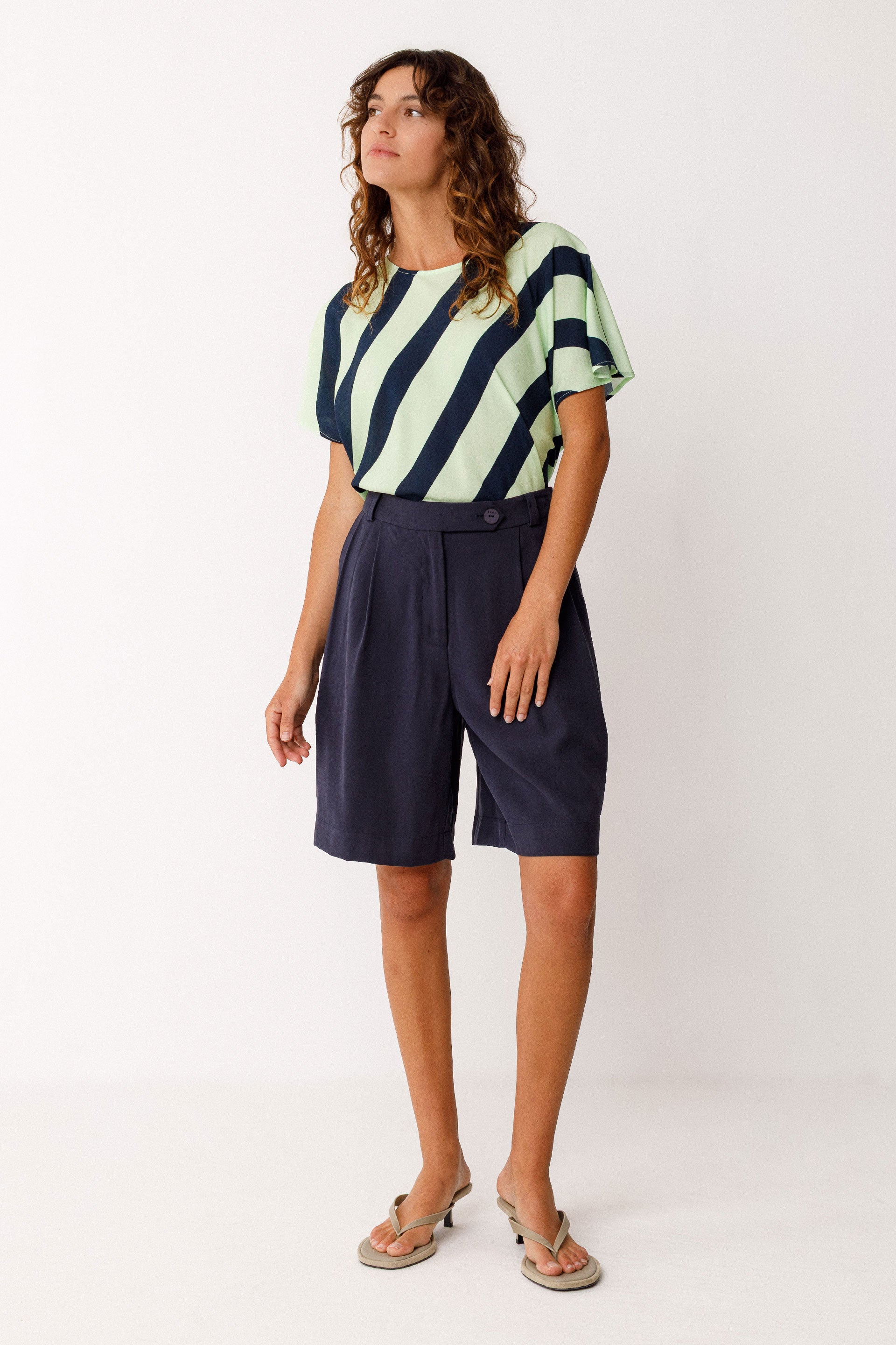 SKFK Laida Shorts, Navy