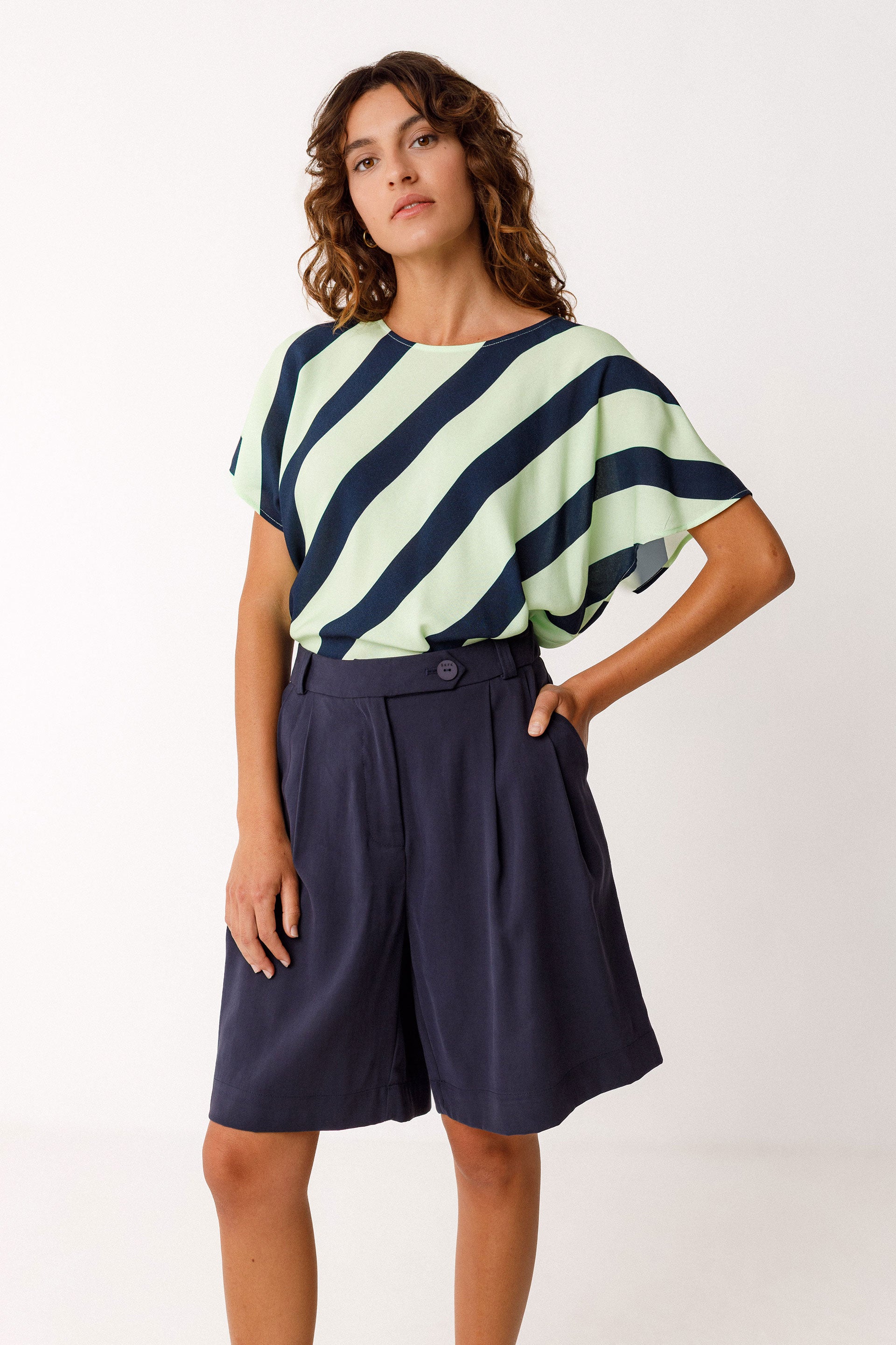 SKFK Laida Shorts, Navy