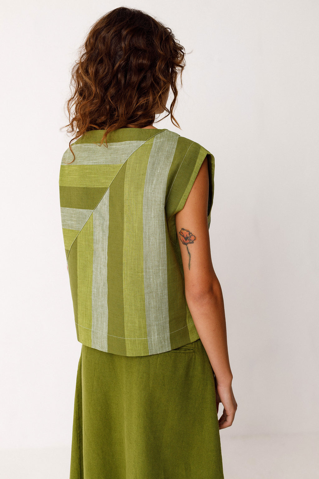 SKFK Top Lesia, stripes green