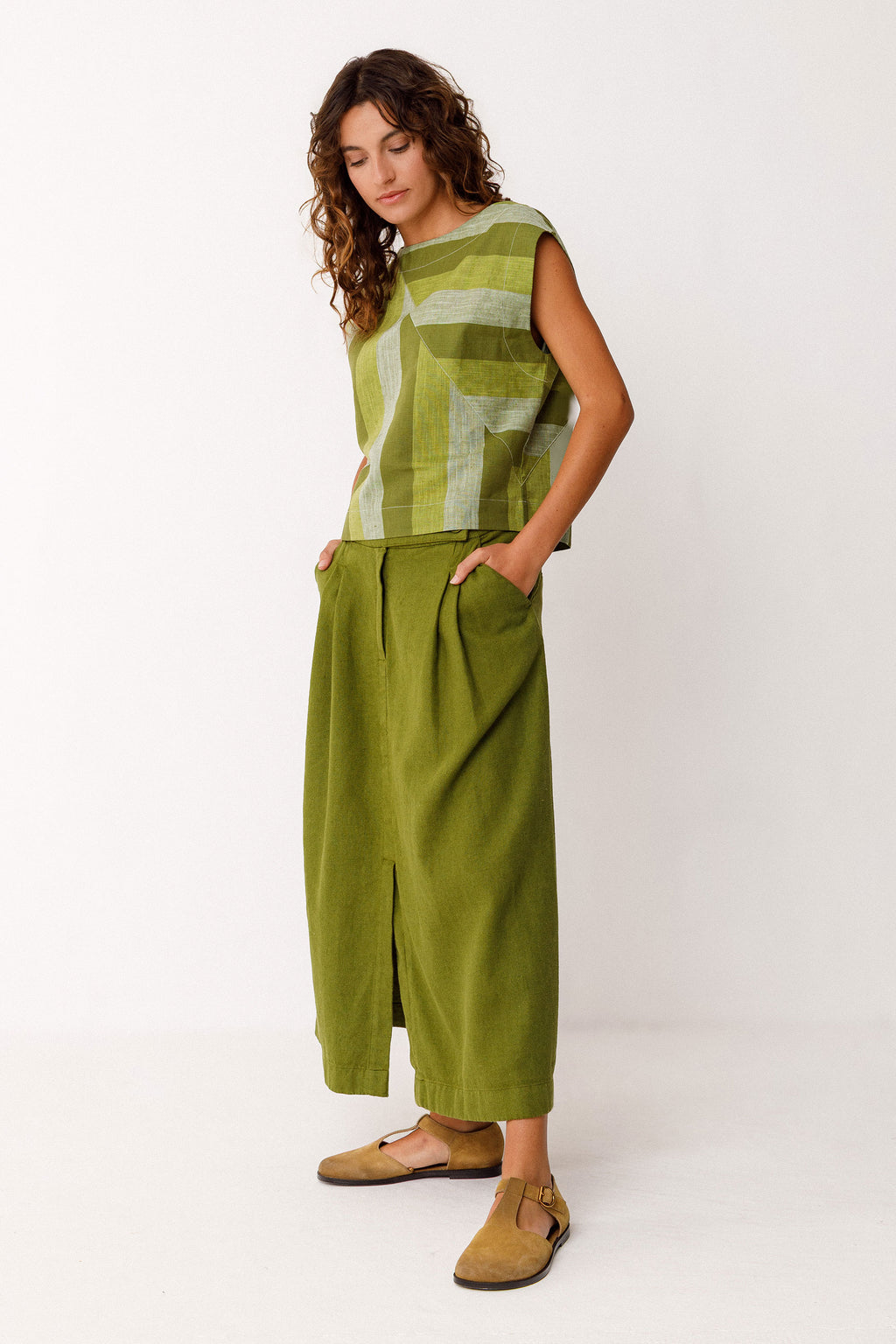 SKFK Top Lesia, stripes green