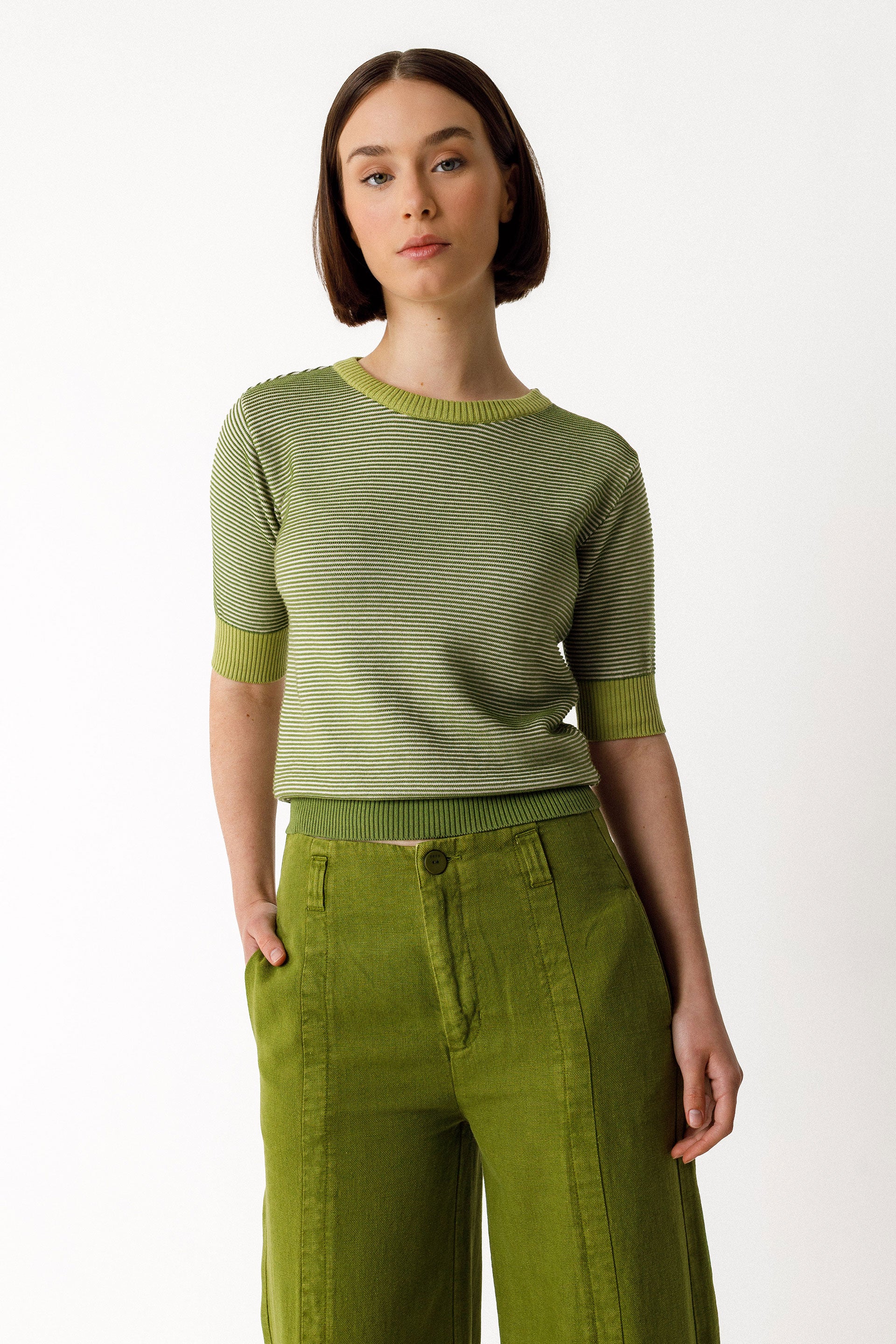 SKFK Muike Sweater, Dark Green