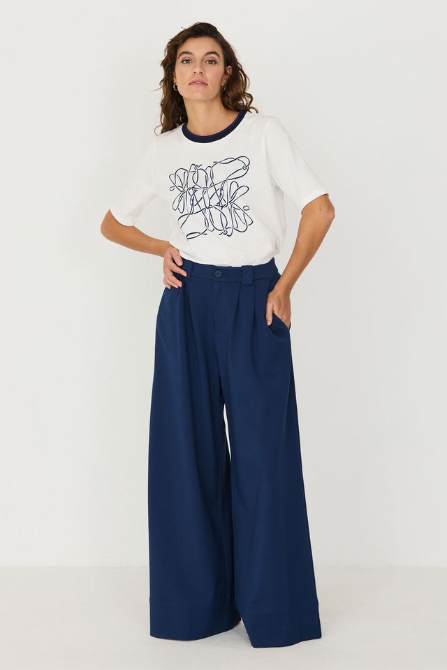 SKFK Nia Trouser, Dark Blue
