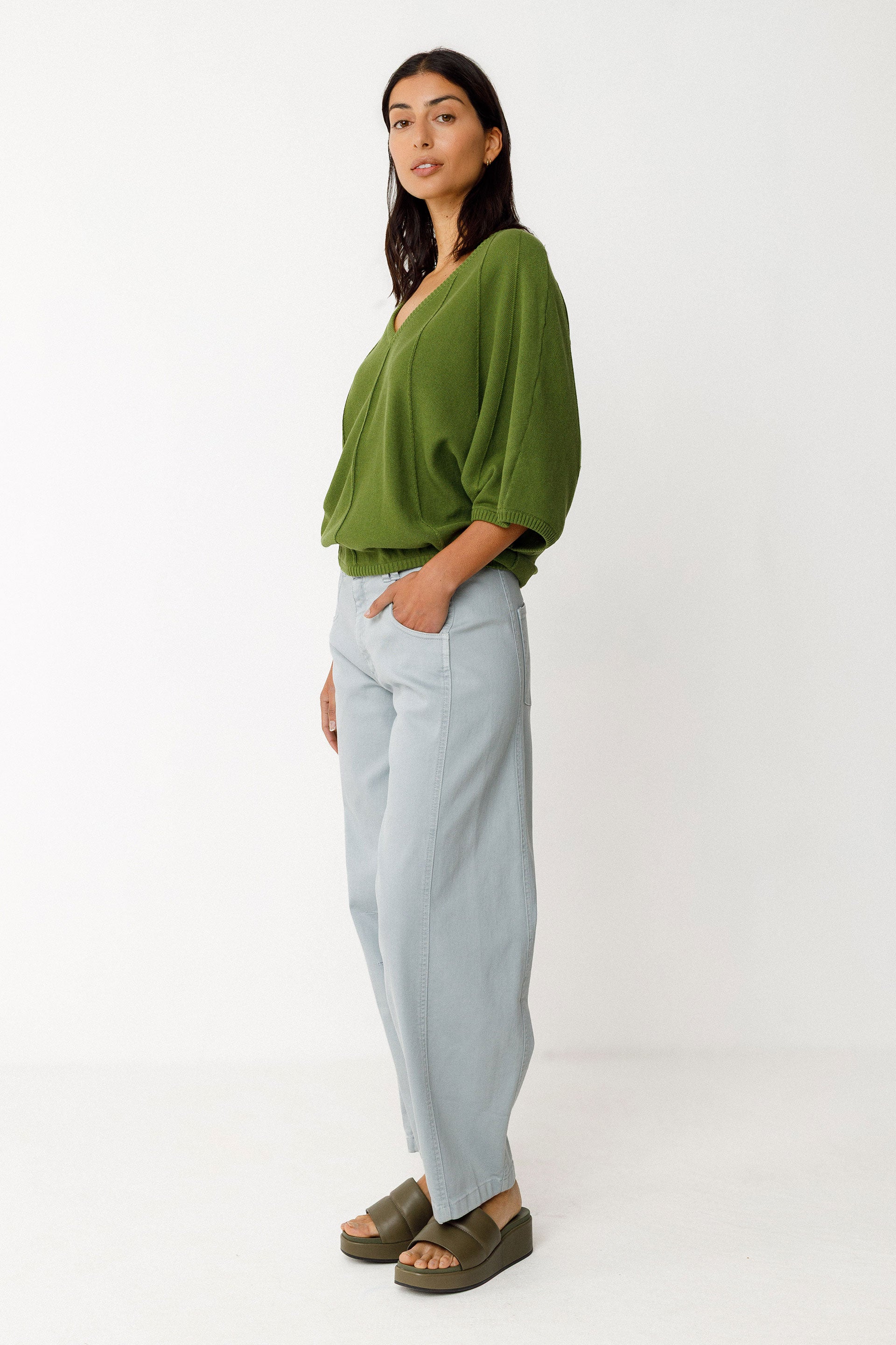 SKFK Pullover Olaia, Dark Green