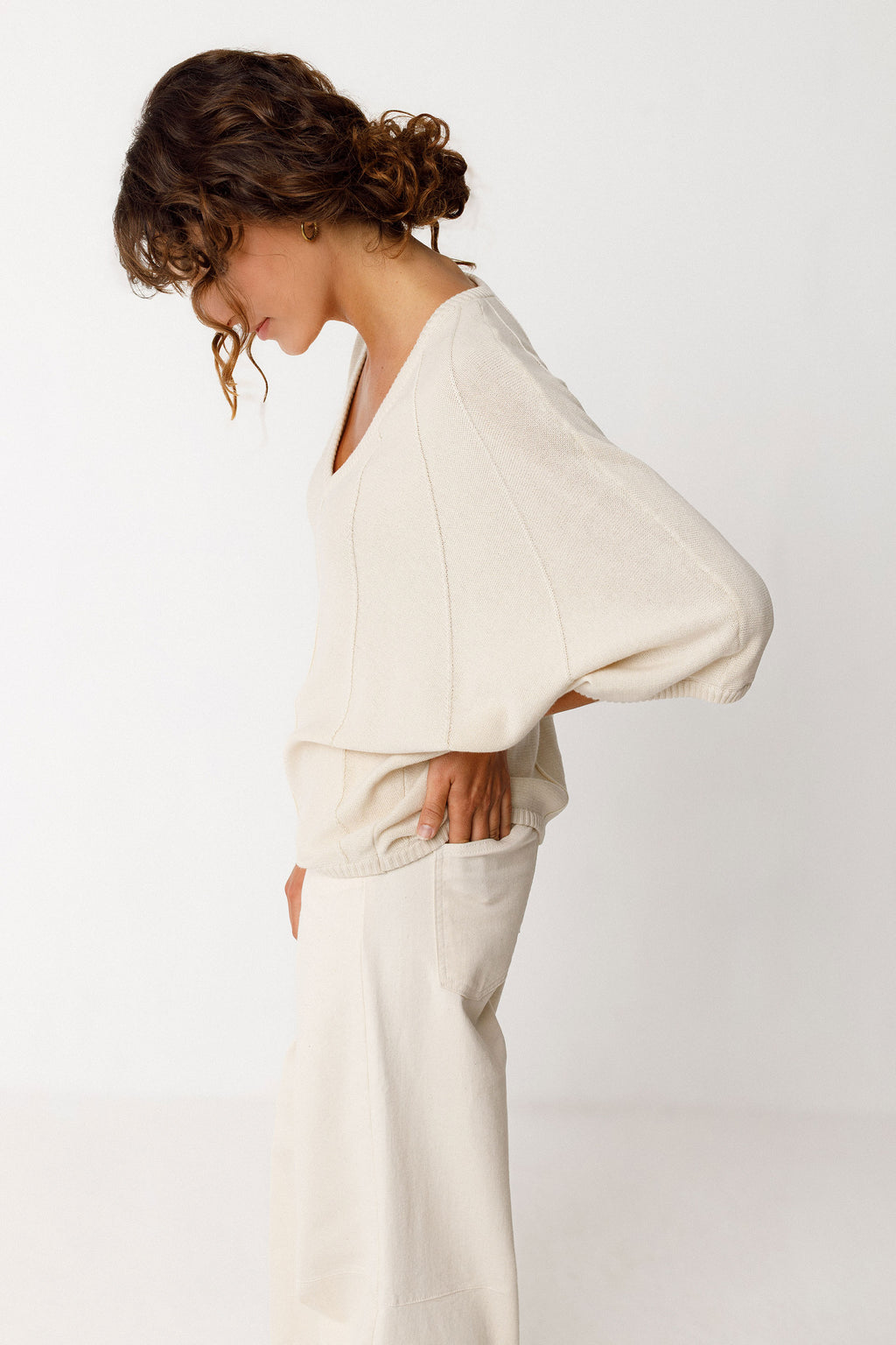 SKFK Pullover Olaia, Ivory