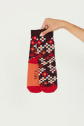 SKFK Socken Epel, Pixel Red (Onesize)