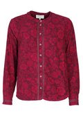 Sorgenfri Sylt Cordbluse Kardibi, plum