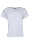 Sorgenfri Sylt T-shirt Betzi Leinen, Weiß