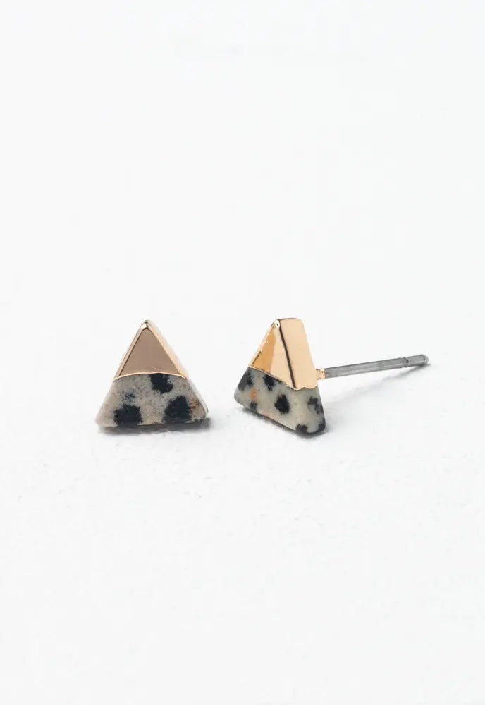 Mekhada Starfish Ohrstecker Dalmatian Jasper