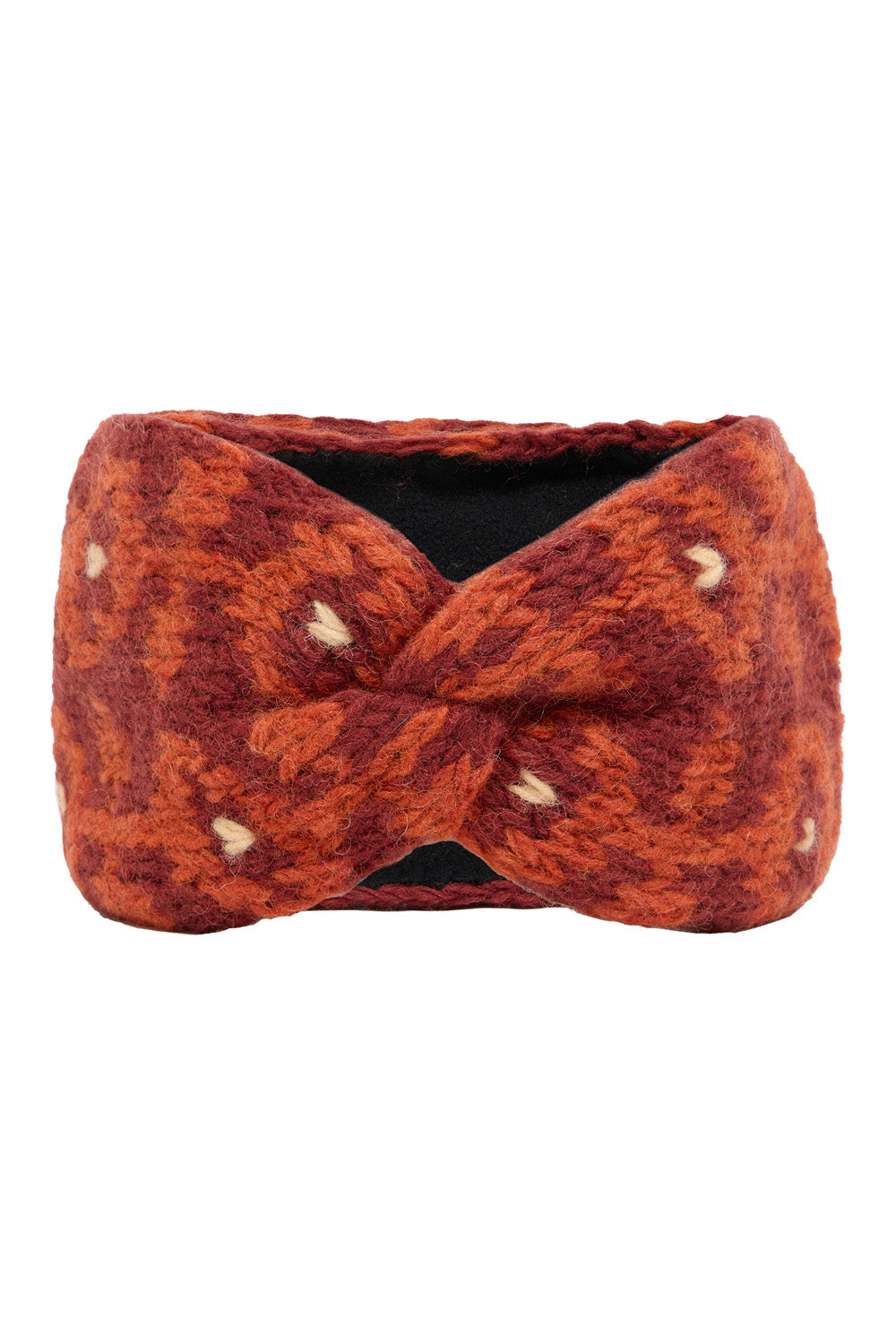 Tranquillo Stirnband aus Wolle, Fired Brick
