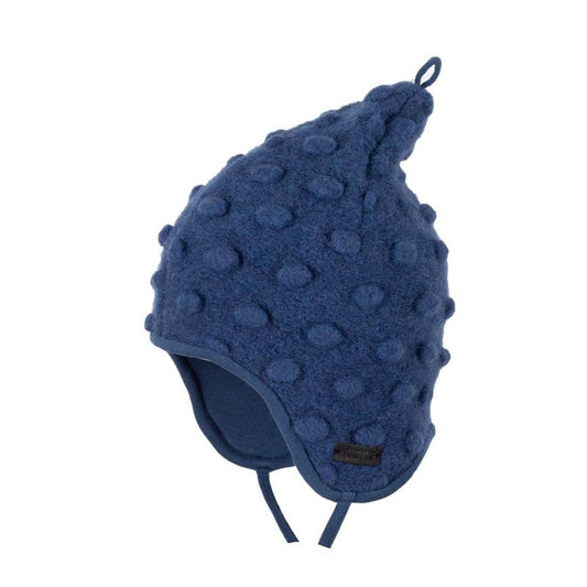 PurePure Babymütze Zipfel, dark-denim