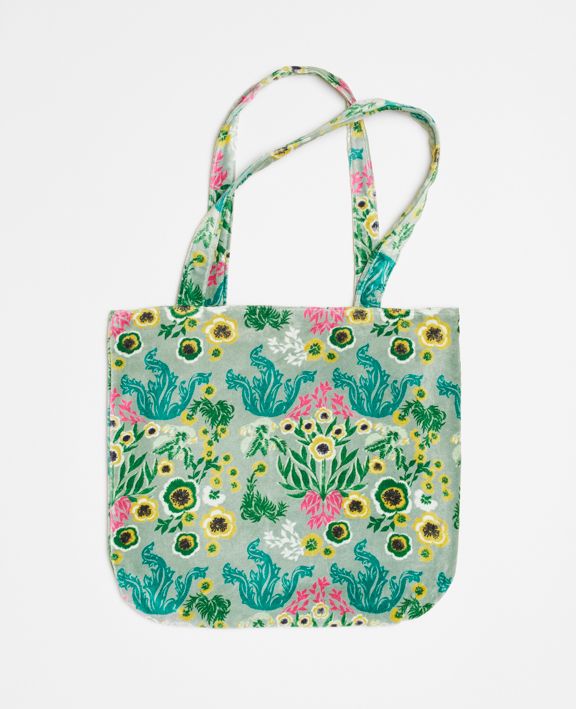 Les Touristes Tote Bag Velour, TAT063, Swainston Green