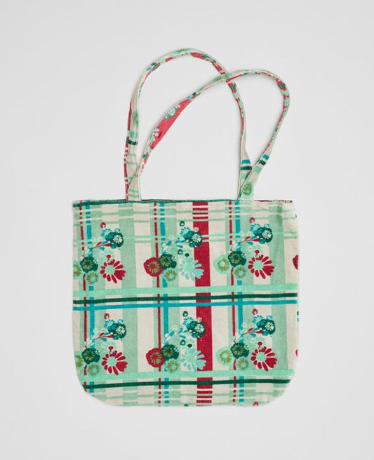 Les Touristes Tote Bag Velour, TAT065, Dundee Sauge