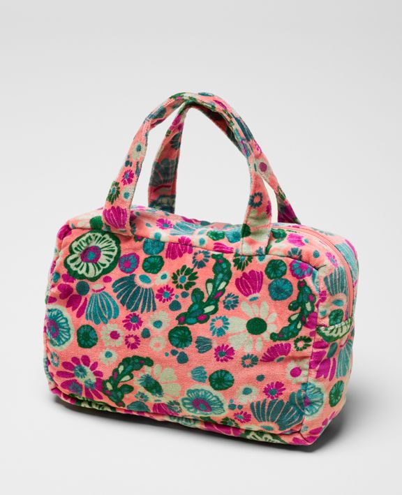 Les Touristes Samttasche klein, TEG021, Molly Coral