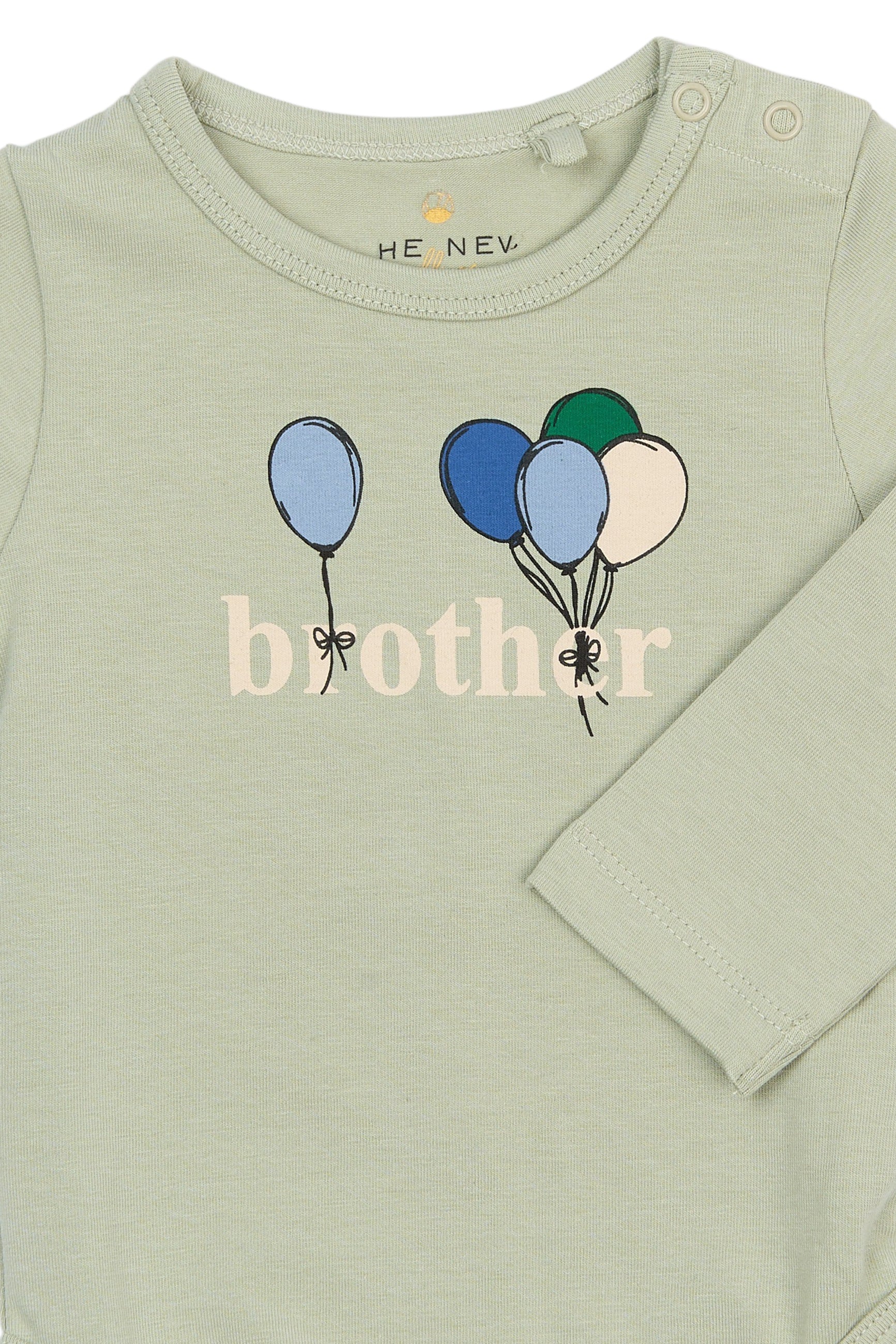 The New Baby-Body Brother, Aqua Gray