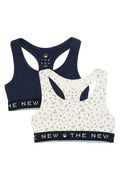 The New 2er Set Bustiers/Tops, Navy Blazer